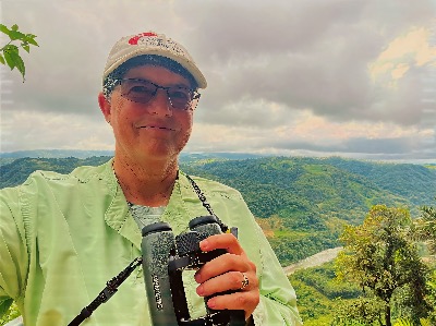 Sue Riffe with She Flew Birding Tours